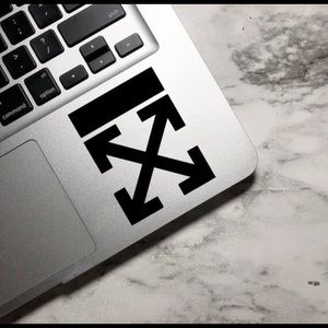 OFF WHITE HYPEBEAST VINYL DECAL STICKER